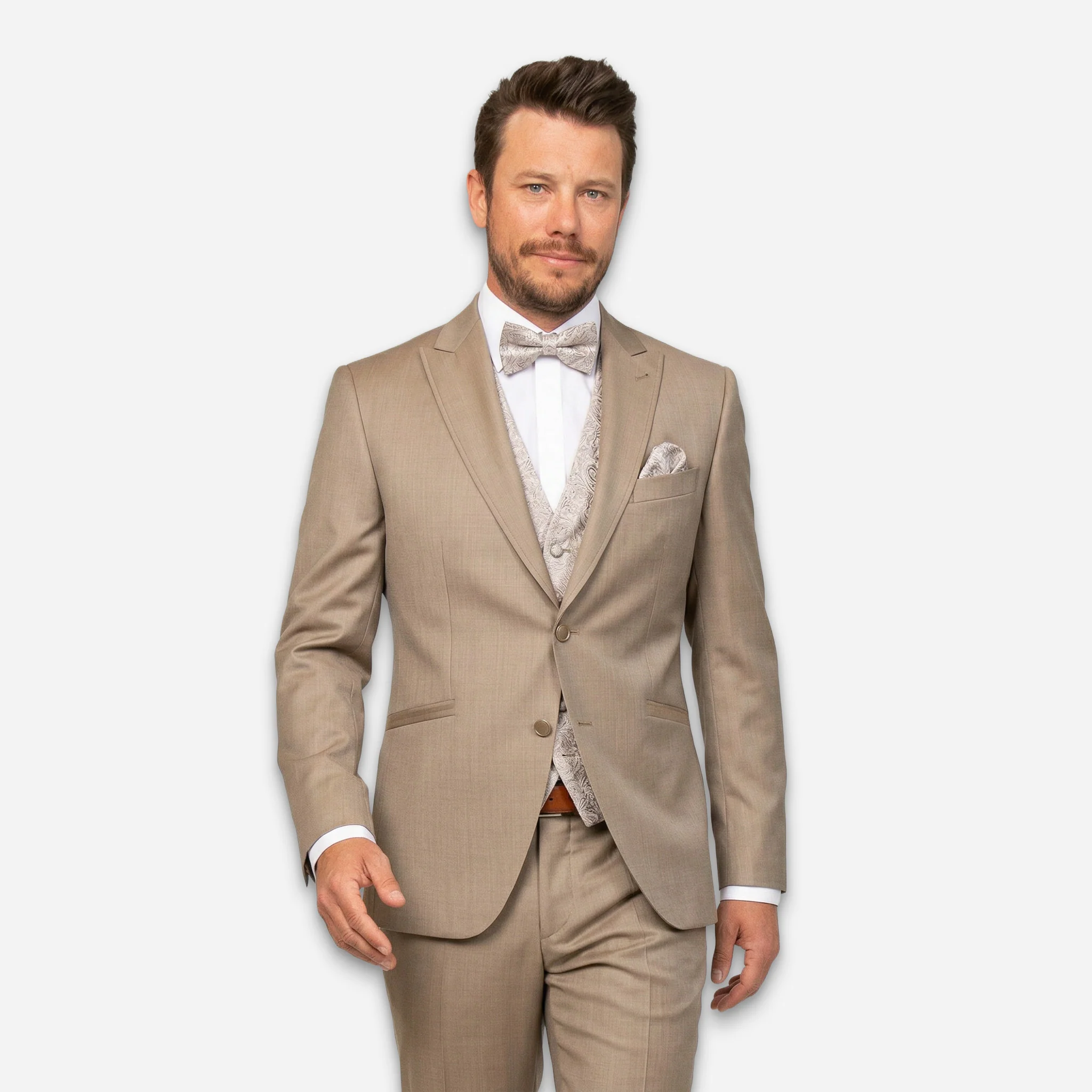 Bali Anzug-Hose Dark-Beige - Image 2