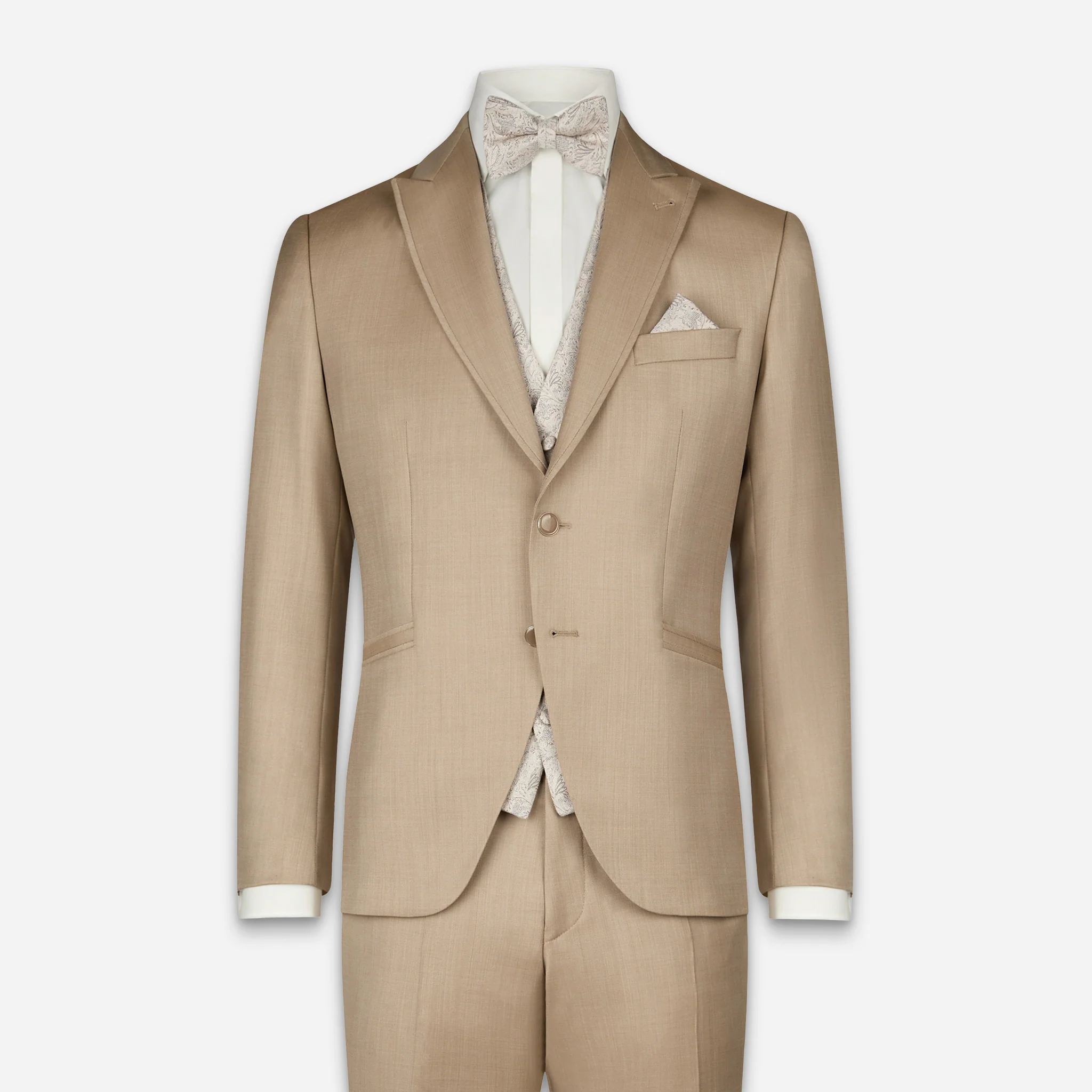 Bali Anzug-Hose Dark-Beige - Image 3
