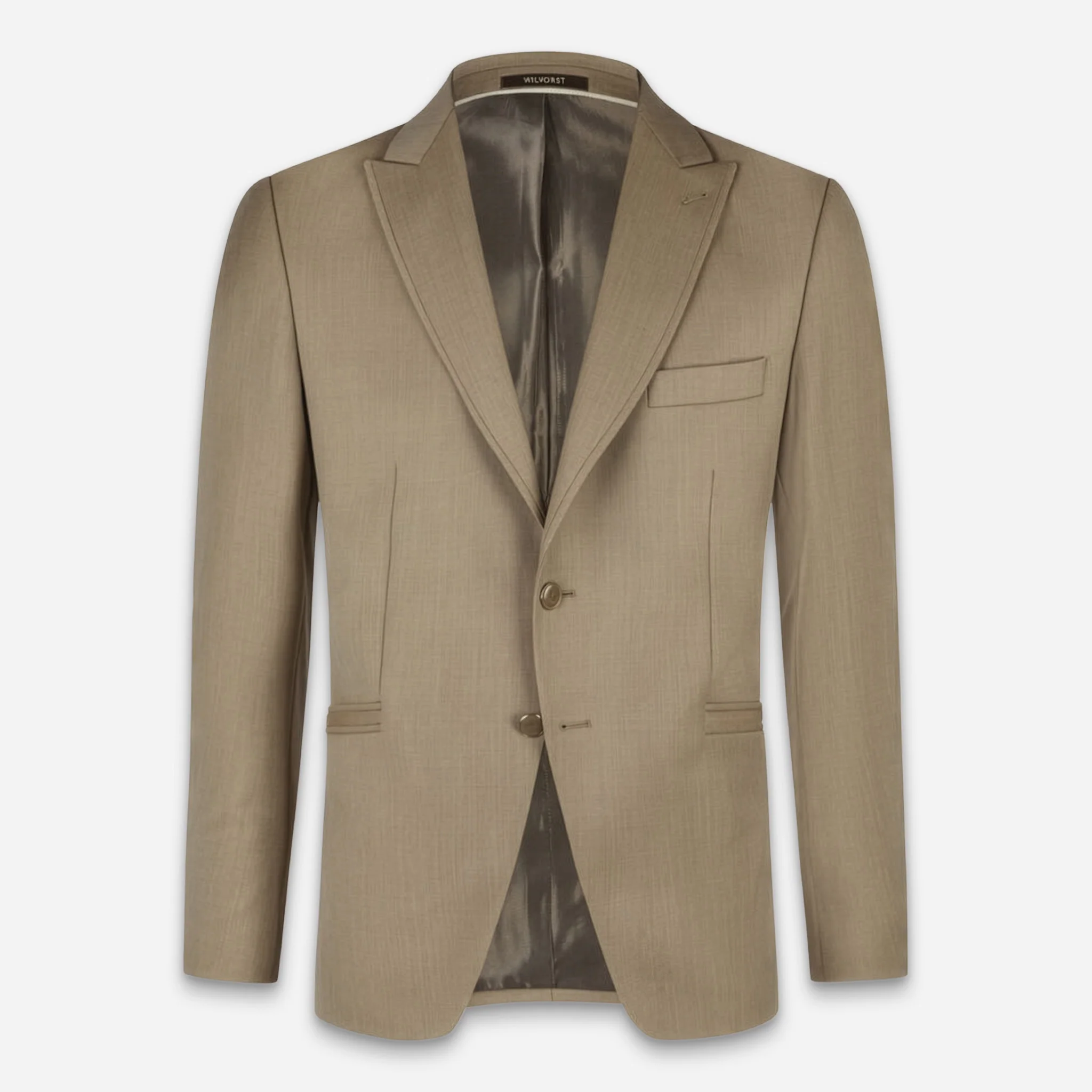 Bali Anzug-Jacket Dark-Beige - Image 3