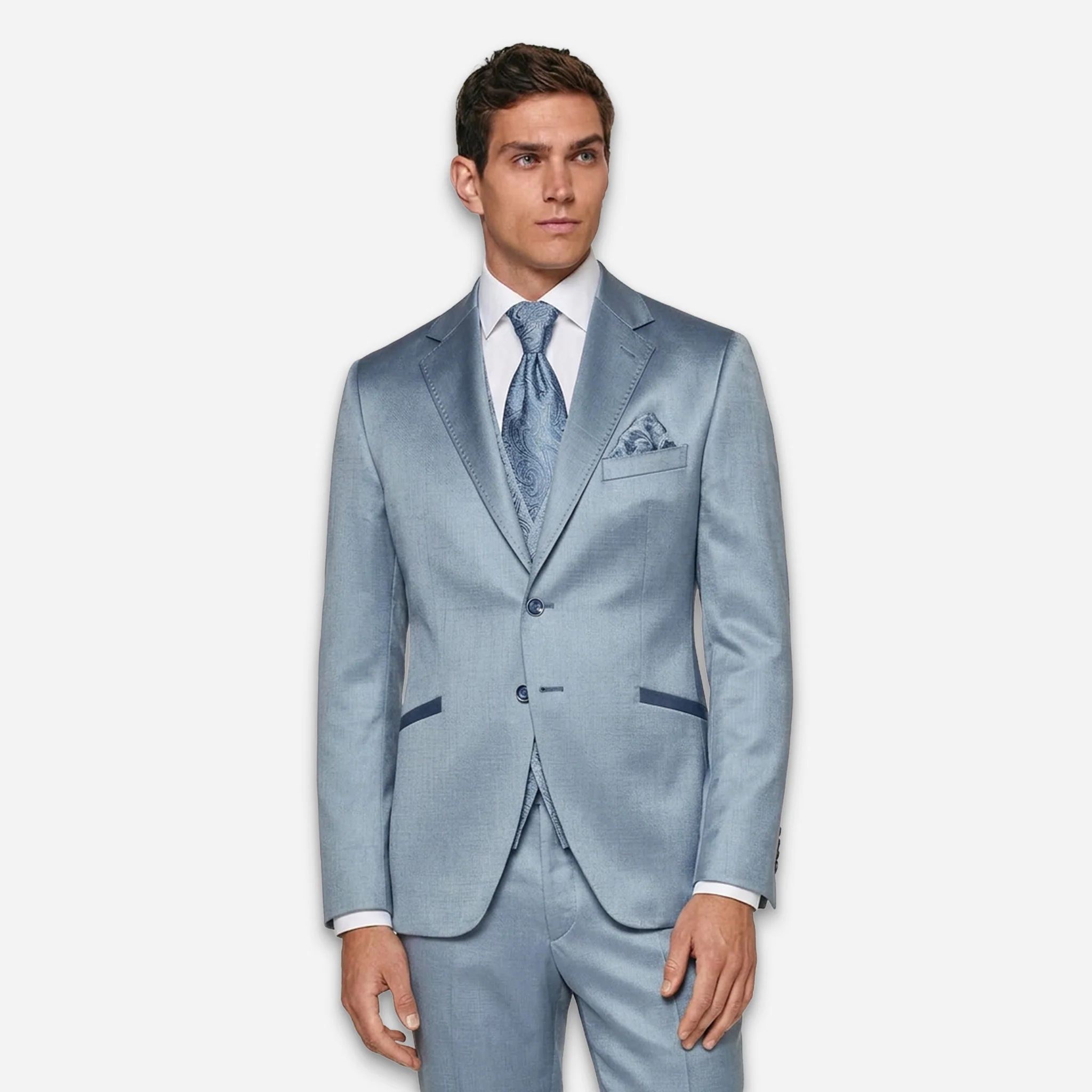 Bali Anzug-Jacket Light-Blue