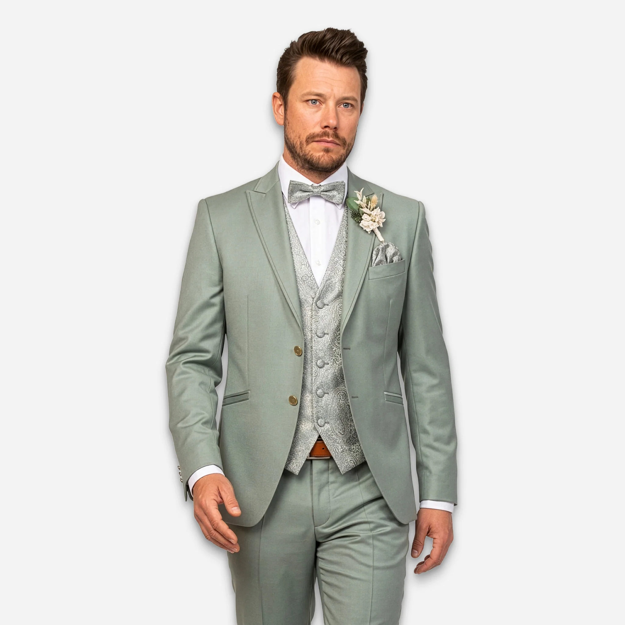 Bali Anzug-Jacket Salbei