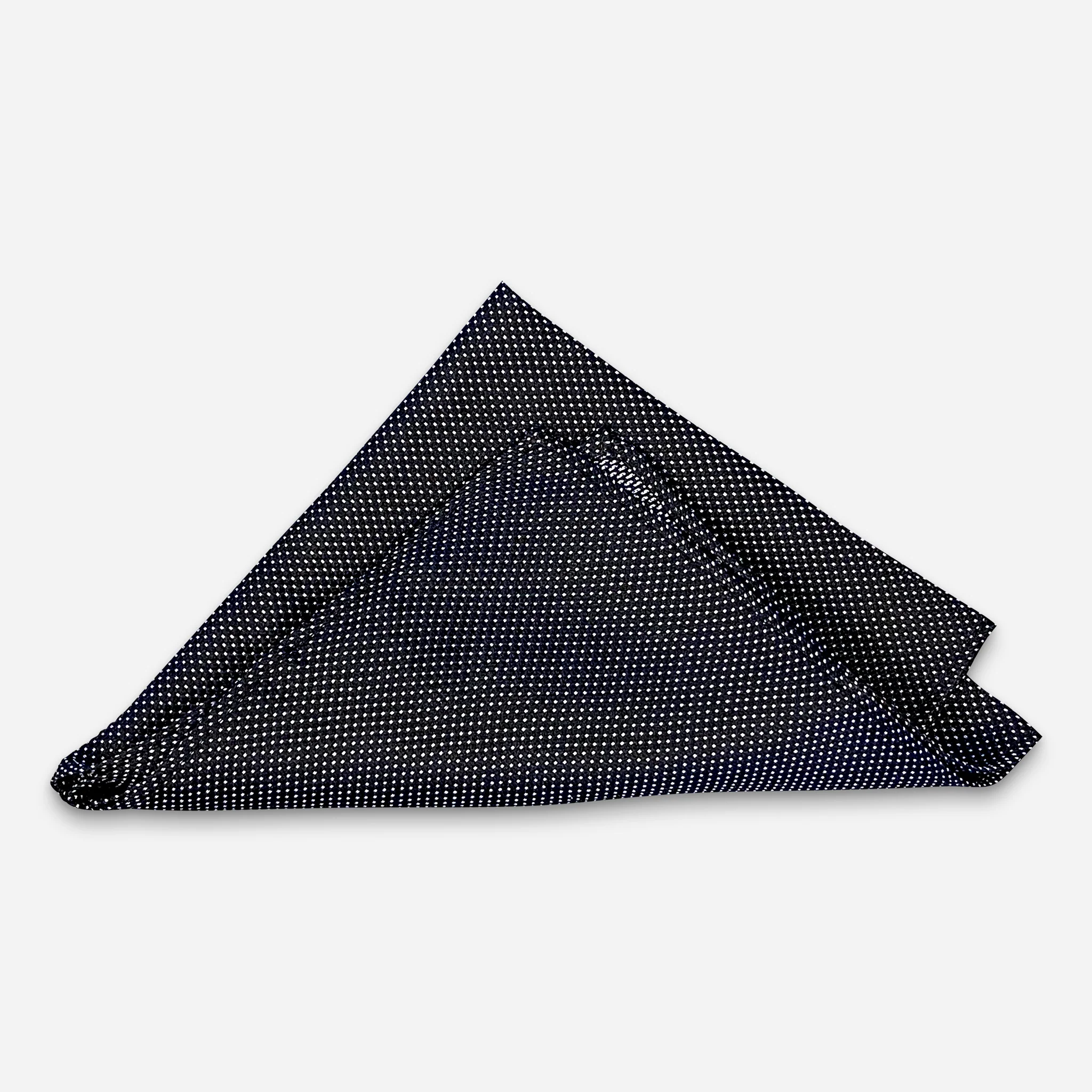Capua Einstecktuch Black Tupfen