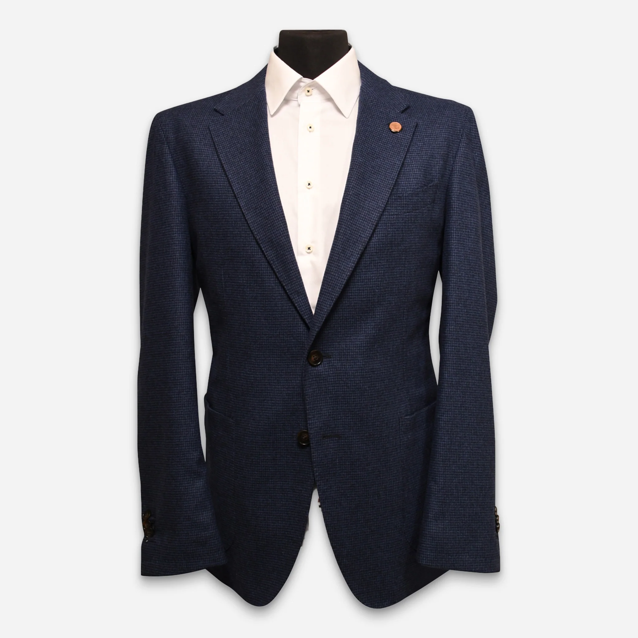 Chester Sakko Navy Kleinmuster