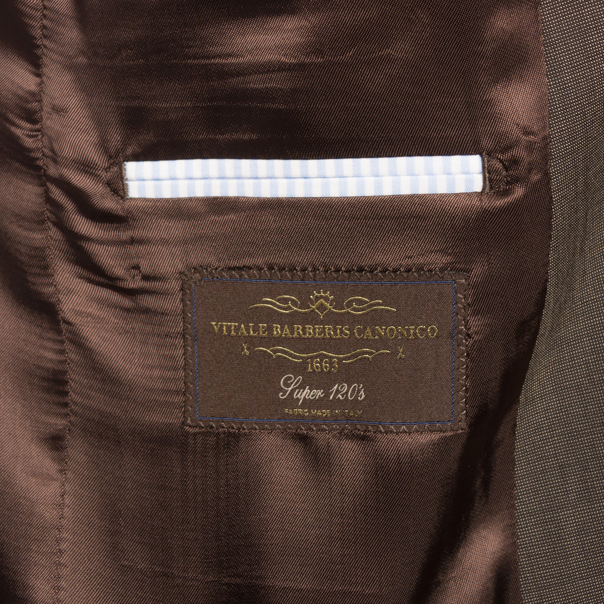 Genf Anzug-Jacket Brown - Image 4