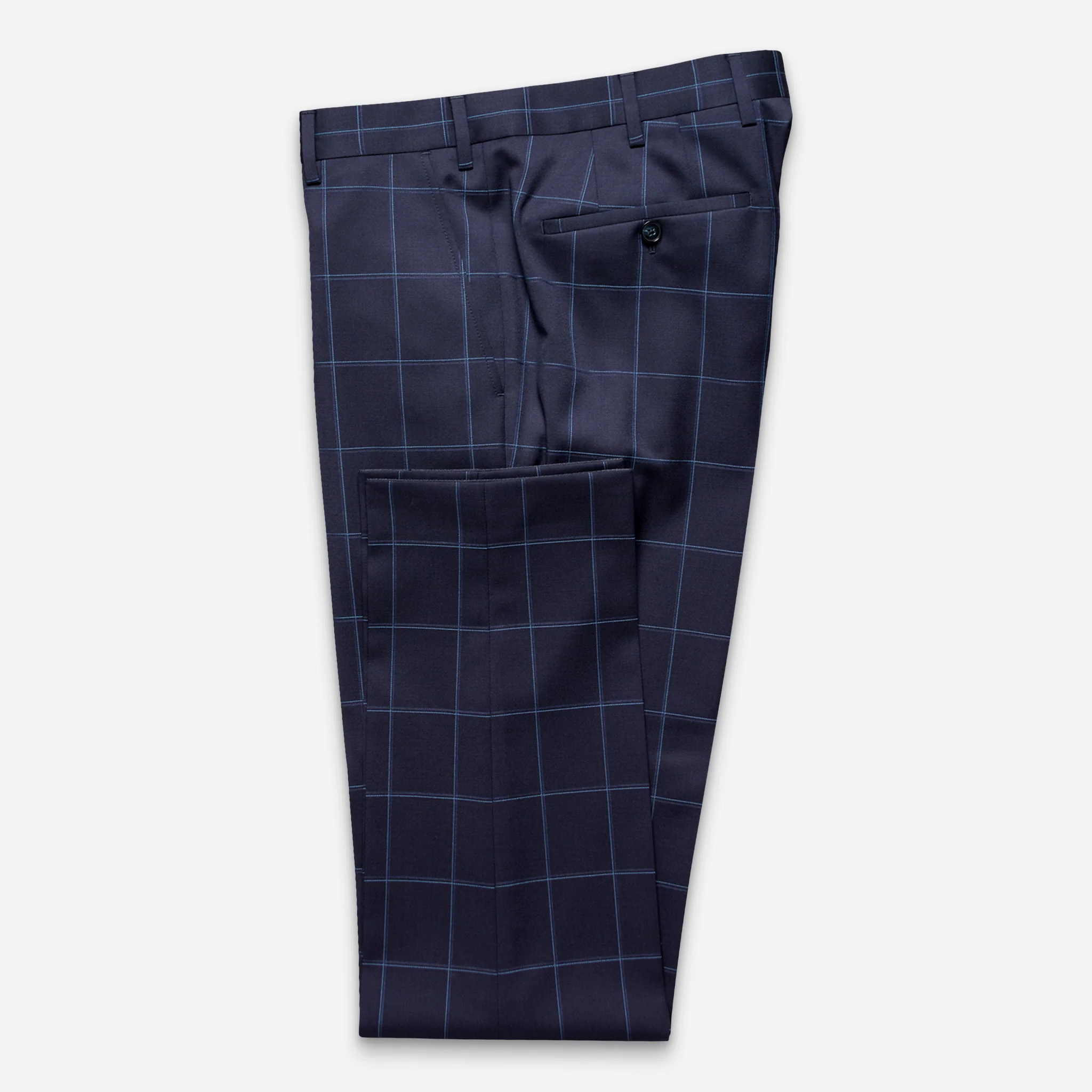 Kalmar Anzug-Hose Navy Karo