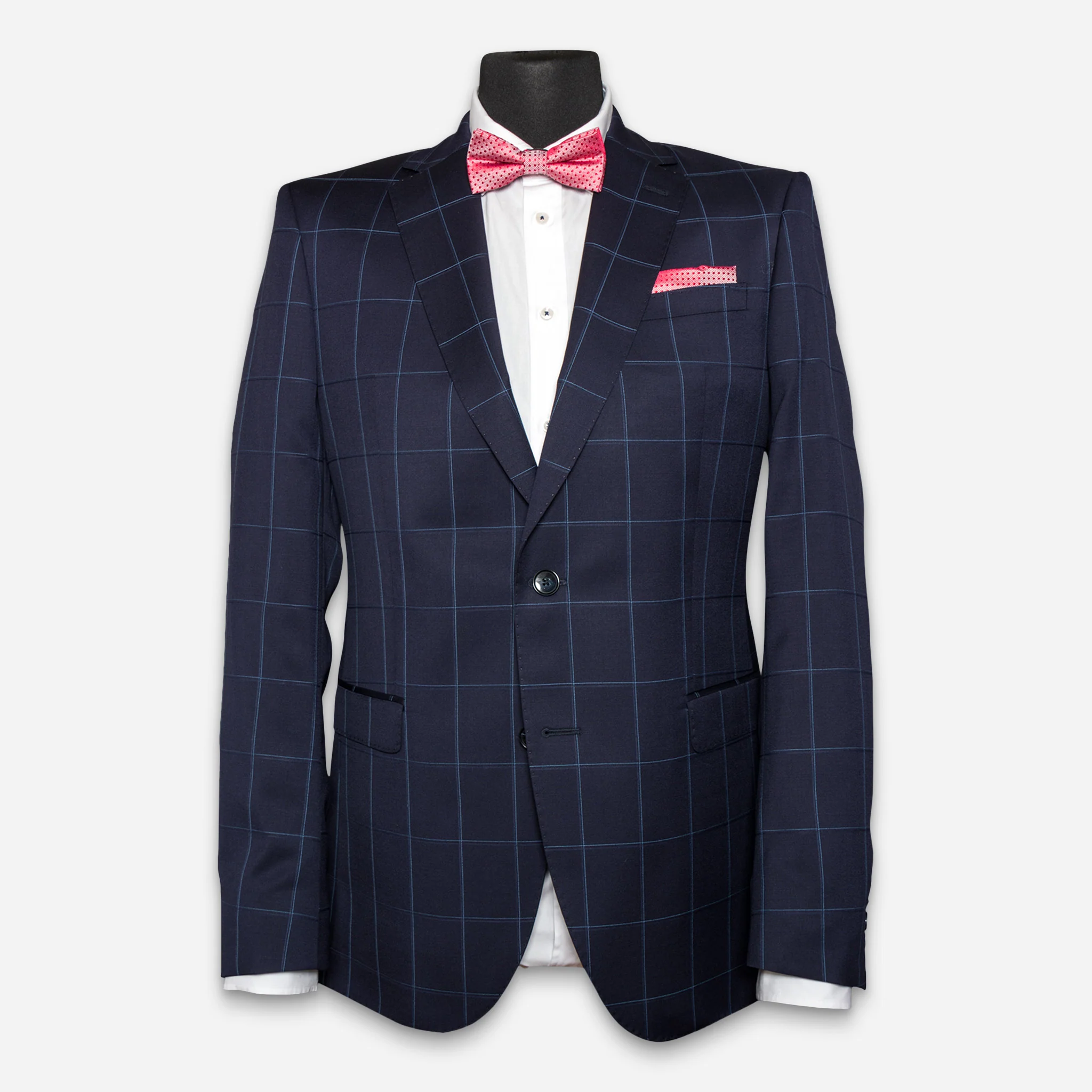 Kalmar Anzug-Jacket Navy Karo