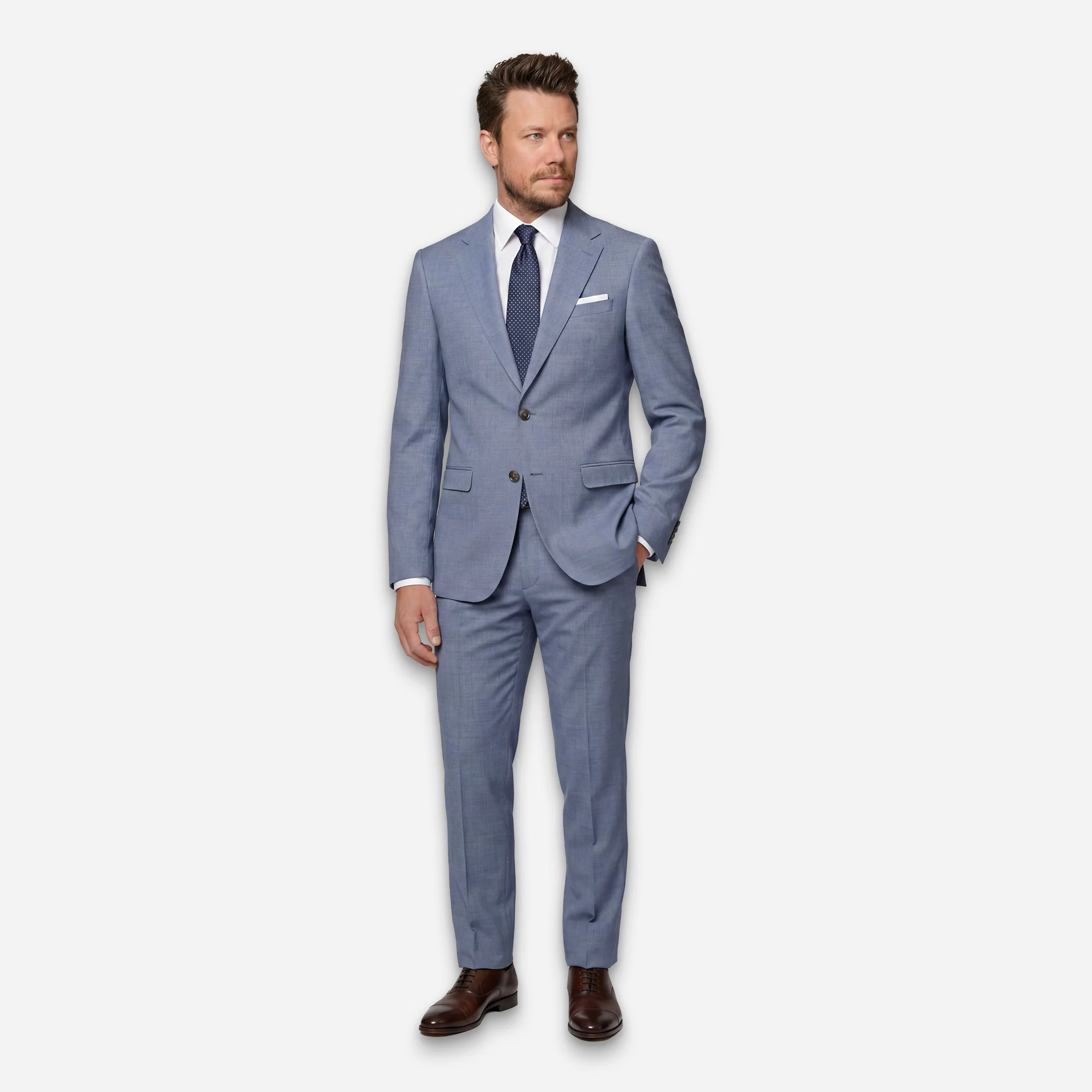 Kapstadt Anzug-Hose Light-Blue - Image 2