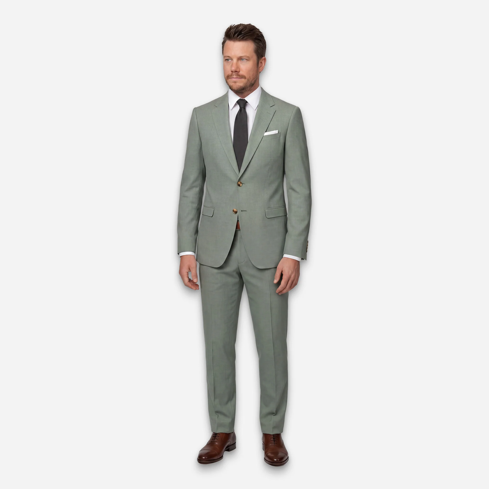 Kapstadt Anzug-Jacket Salbei - Image 3