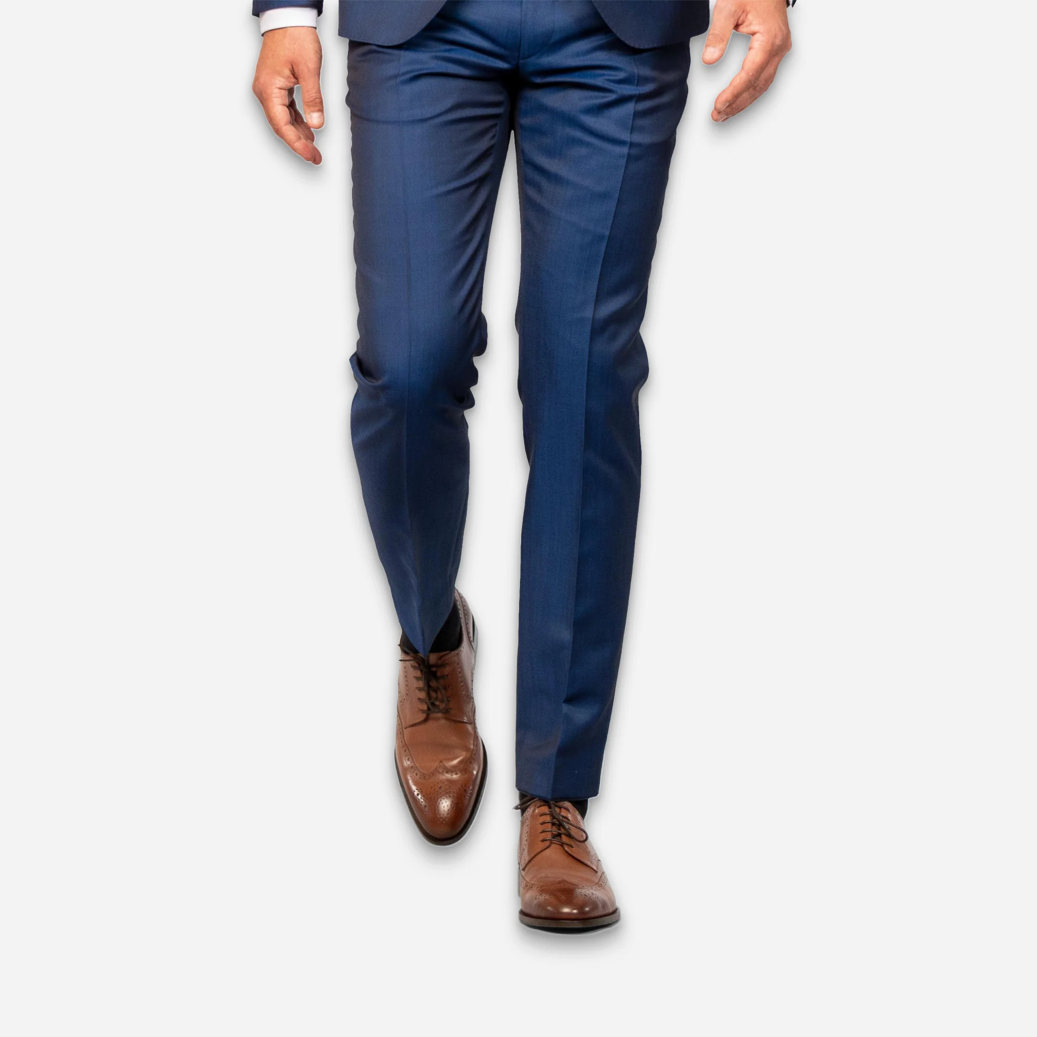 London Anzug-Hose Stratoblau