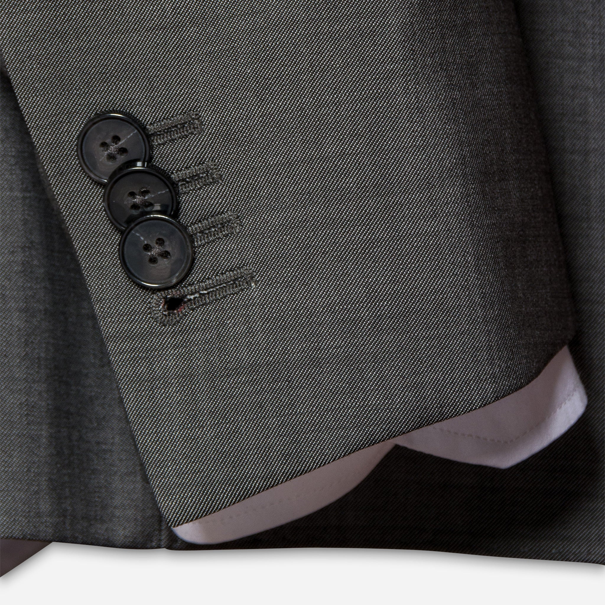 Mailand Anzug-Jacket Grau Melange - Image 3