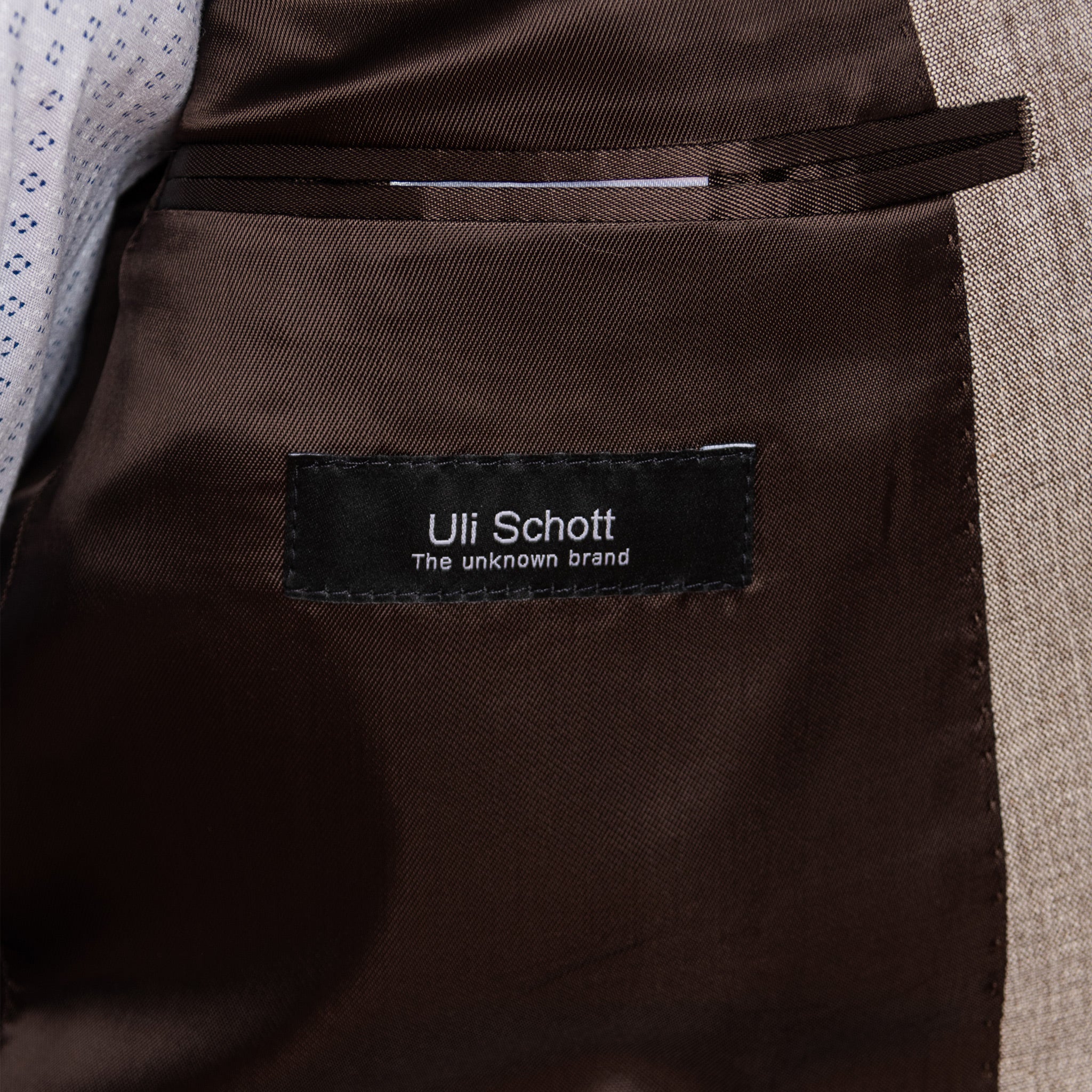 Munich Anzug-Jacket Dark-Beige - Image 4