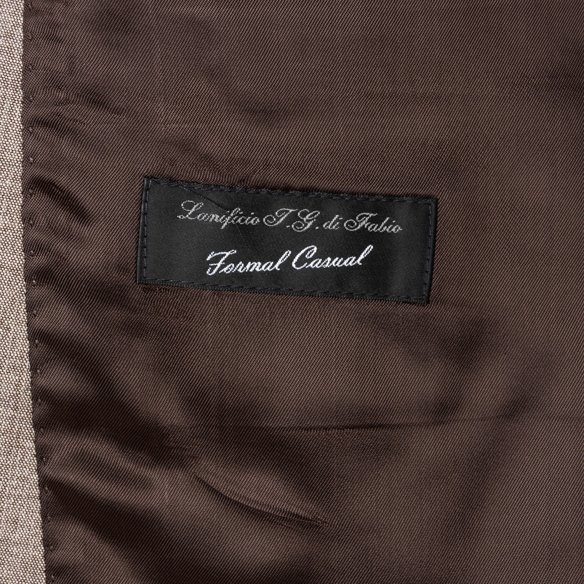 Munich Anzug-Jacket Dark-Beige - Image 5