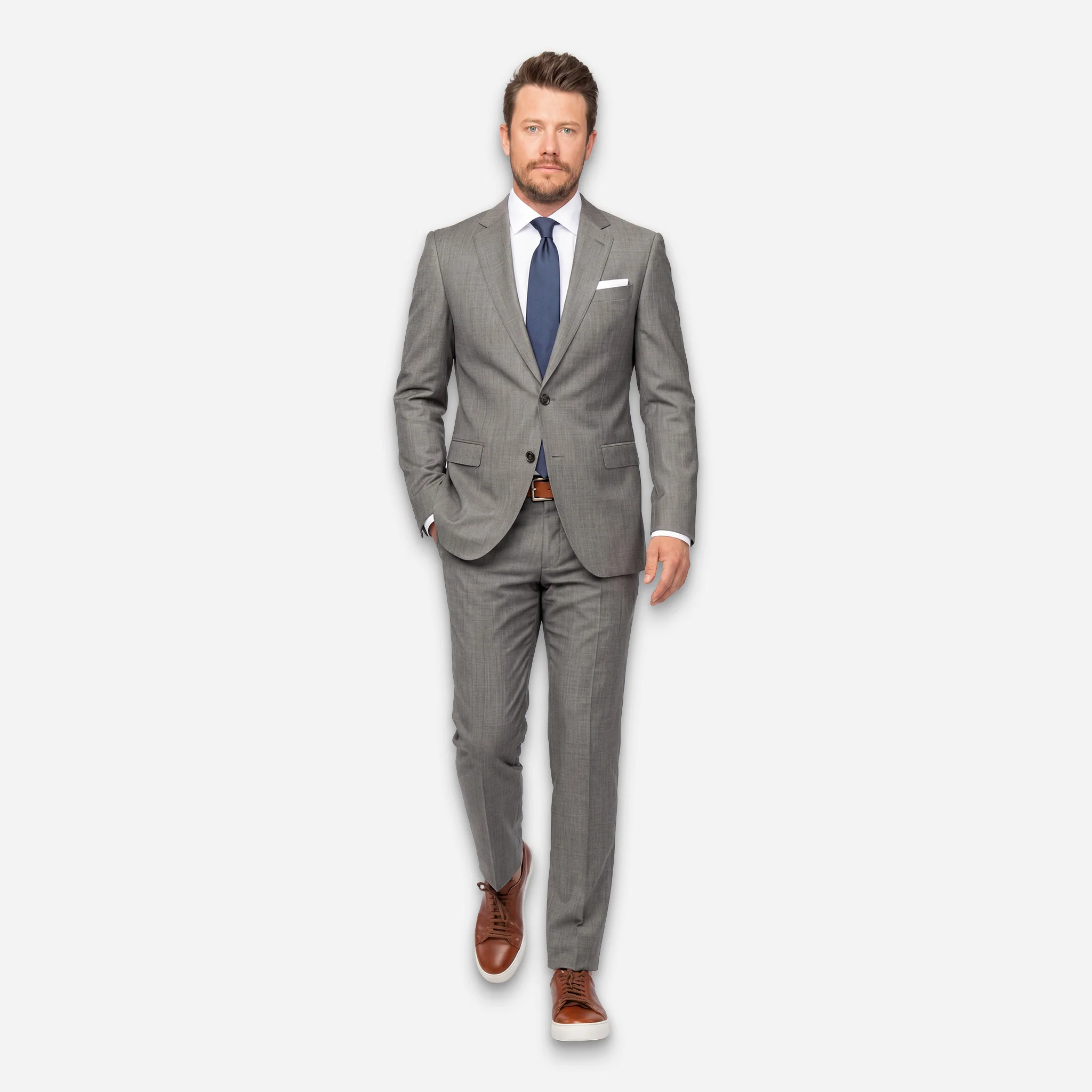 Paris Anzug-Jacket Light-Grey - Image 3