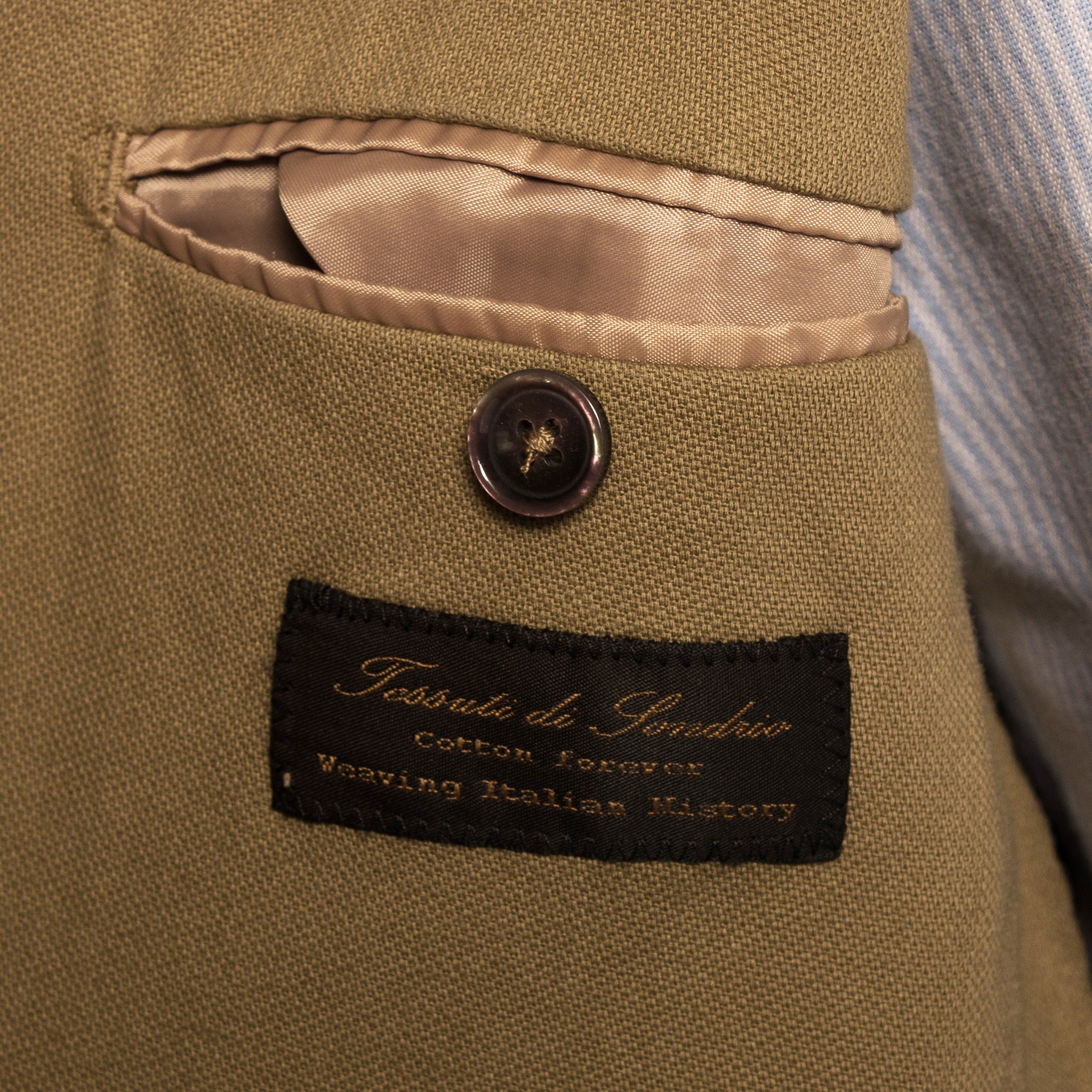 Rhodos Casual-Sakko Dark-Beige - Image 4