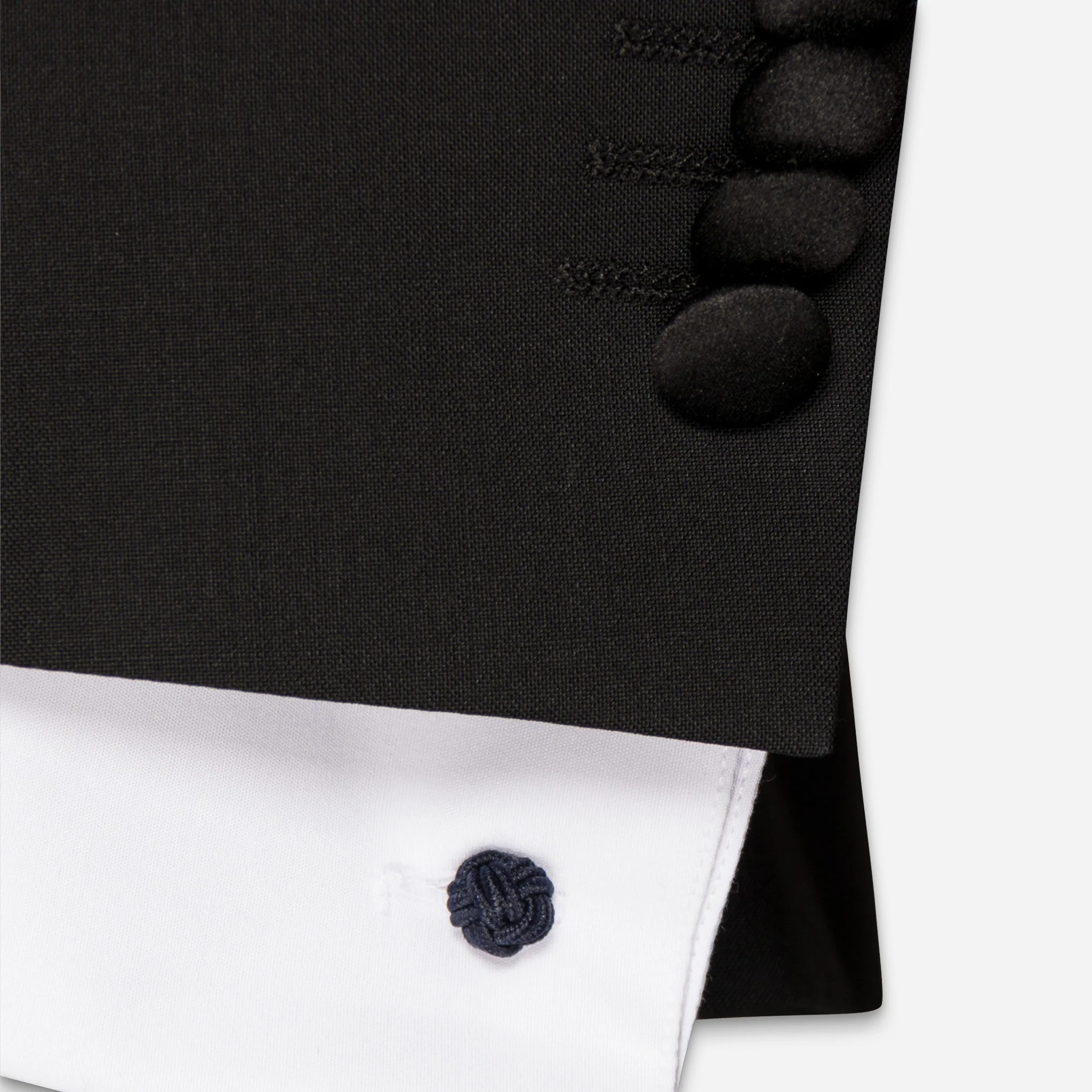 Saint Tropez Smoking-Jacket Black - Image 5