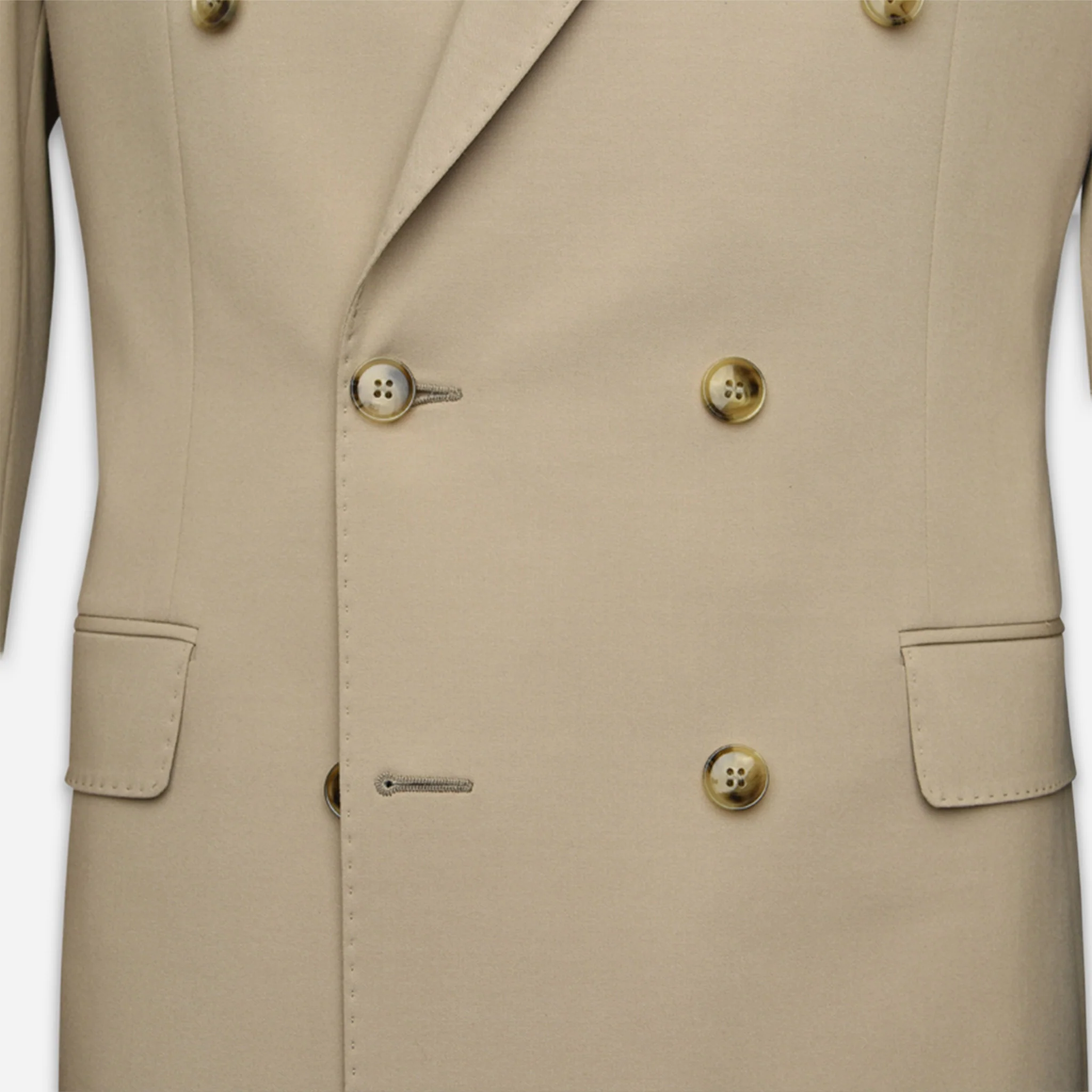 Vienna Anzug-Jacket Doublebreast Light-Beige - Image 2