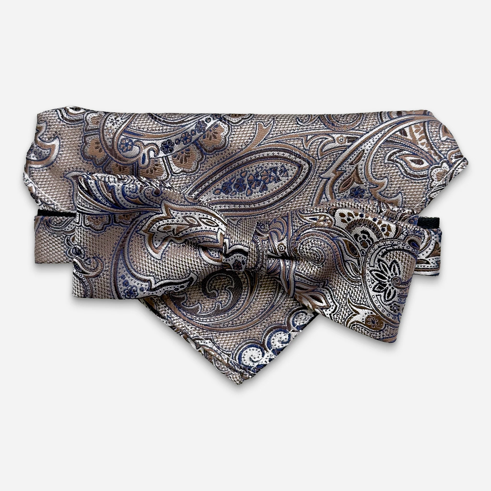 Wedding Schleifen-Set [4099] Brown Paisley